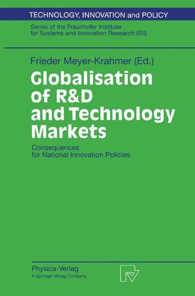 Produktbild: Globalisation of R&D and Technology Markets