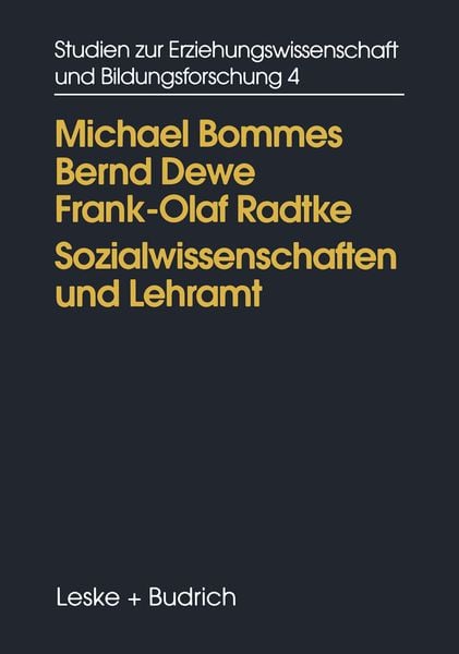 Produktbild: Sozialwissenschaften und Lehramt