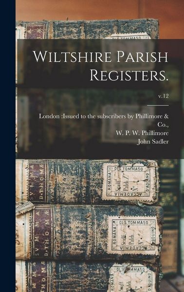 Produktbild: Wiltshire Parish Registers.; v.12