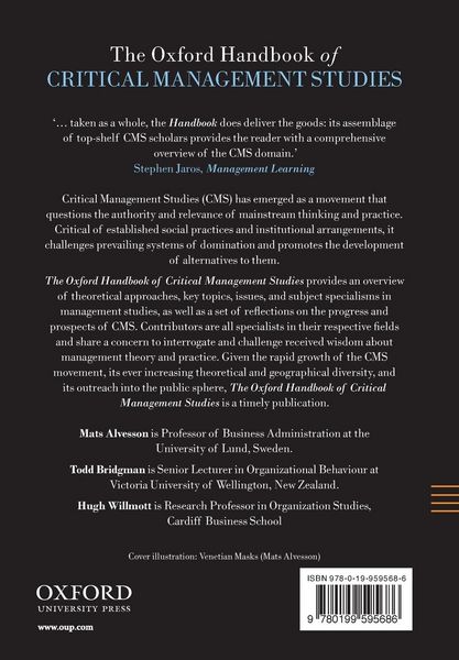 Produktbild: The Oxford Handbook of Critical Management Studies