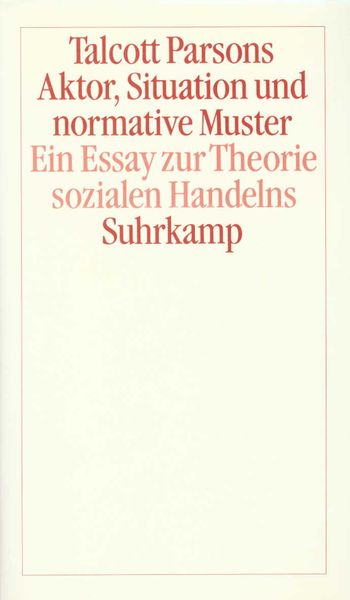 Produktbild: Aktor, Situation und normative Muster