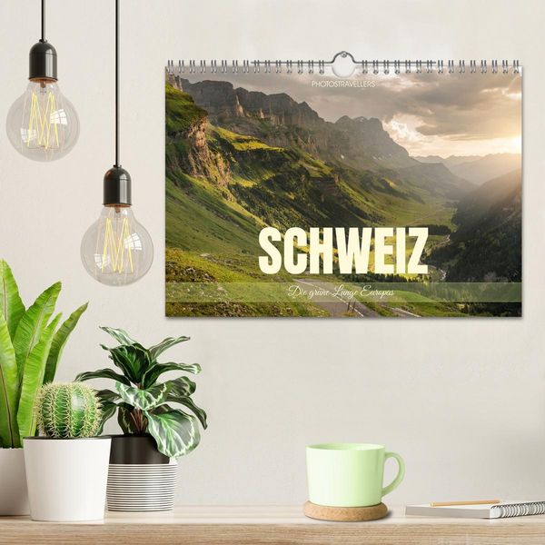 Produktbild: Schweiz - Die gr&uuml;ne Lunge Europas (Wandkalender 2026 DIN A4 quer), CALVENDO Monatskalender