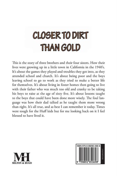 Produktbild: Closer To Dirt Than Gold