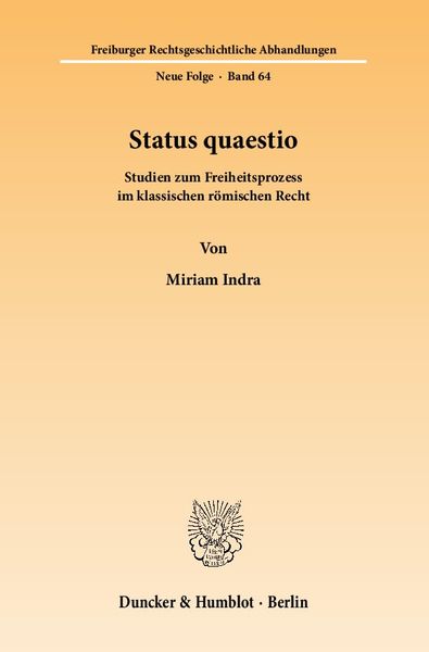 Produktbild: Status quaestio.