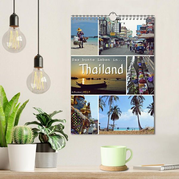 Produktbild: Das bunte Leben in Thailand (Wandkalender 2026 DIN A4 hoch), CALVENDO Monatskalender