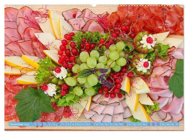 Produktbild: Brotzeit. Z&uuml;nftige Schmankerl der bayerischen Kultur (hochwertiger Premium Wandkalender 2026 DIN A2 quer), Kunstdruck in Hochglanz