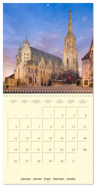 Produktbild: Beautiful Vienna (Wall Calendar 2026 12 &times; 12 Inch) CALVENDO 12 Month Wall Calendar