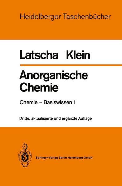 Produktbild: Anorganische Chemie