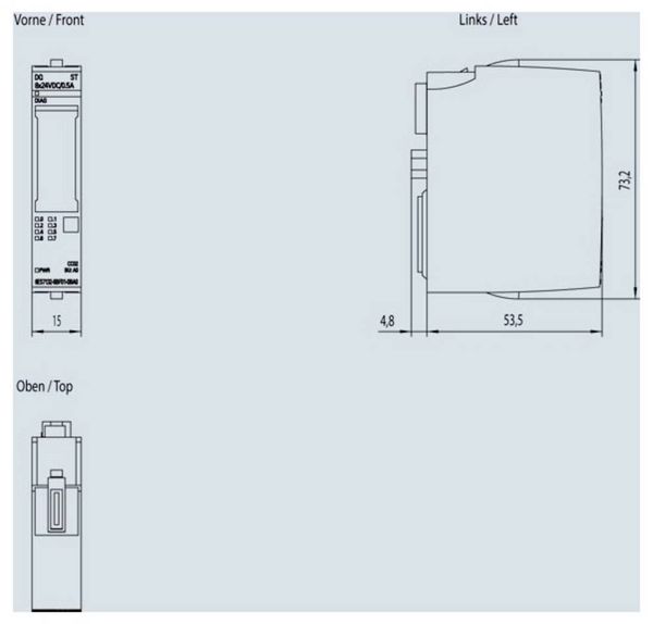 Produktbild: Siemens 6ES7132-6BF01-0BA0 6ES71326BF010BA0 SPS-Ausgangs-Modul