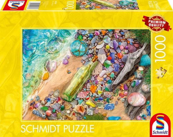 Schmidt Spiele - Leuchtendes Strandgut, 1.000 Teile