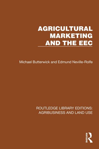 Produktbild: Agricultural Marketing and the EEC