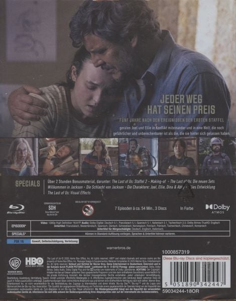 Produktbild: The Last of Us: Staffel 2 [3 BRs]