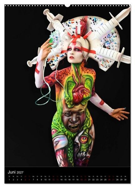 Produktbild: World Bodypainting Festival #21 (hochwertiger Premium Wandkalender 2027 DIN A2 hoch), Kunstdruck in Hochglanz