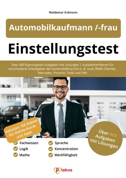 Produktbild: Einstellungstest Automobilkaufmann / -kauffrau