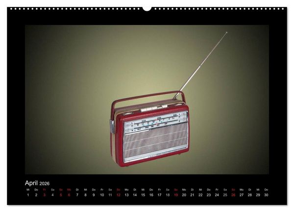 Produktbild: Dampfradios - Antike Radios mit Patina (hochwertiger Premium Wandkalender 2026 DIN A2 quer), Kunstdruck in Hochglanz