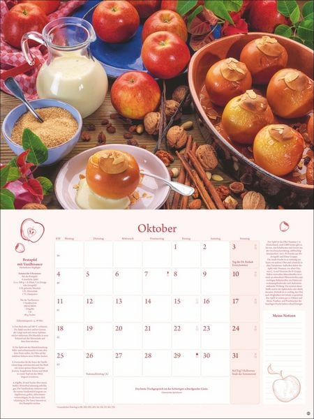 Produktbild: K&uuml;chenkalender Broschur XL 2027