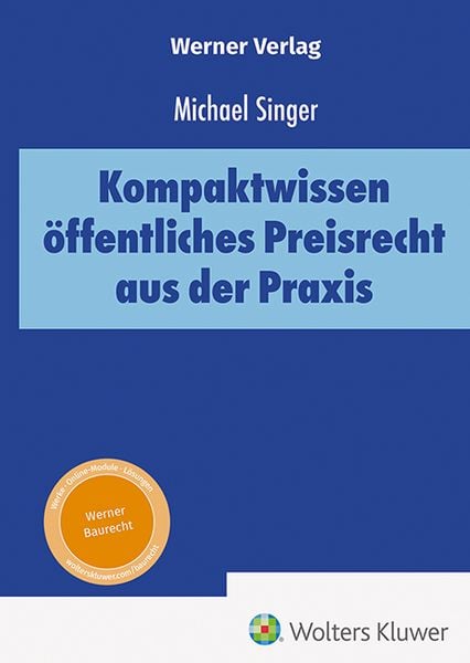 Produktbild: Kompaktwissen &ouml;ffentliches Preisrecht aus der Praxis