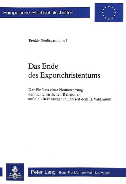 Produktbild: Das Ende des Exportchristentums