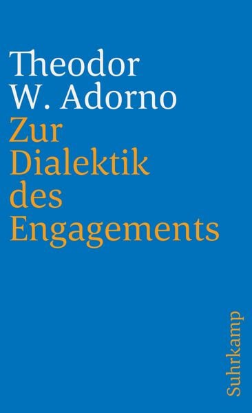 Produktbild: Zur Dialektik des Engagements