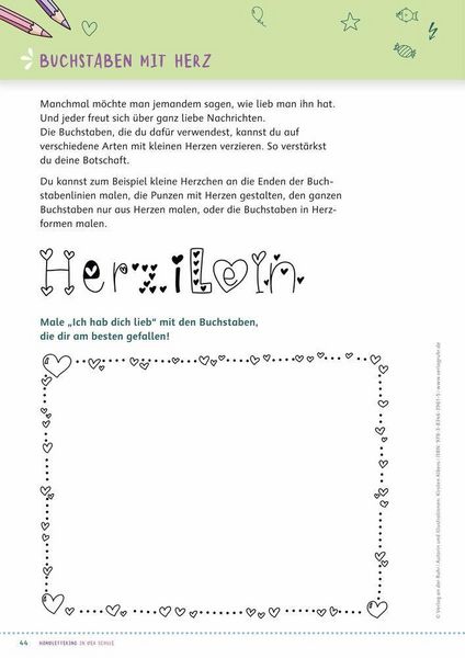 Produktbild: Handlettering in der Schule