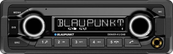 Produktbild: Blaupunkt DENVER 412 DAB Autoradio inkl. Fernbedienung, Bluetooth&reg;-Freisprecheinrichtung, DAB+ Tuner