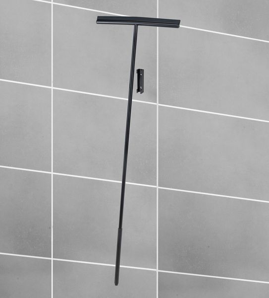 Produktbild: Edelstahl Boden-und Fensterwischer Mod. Rosole Schwarz, 40 cm Wischbreite