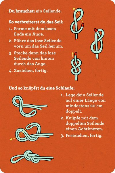 Produktbild: 30 Knoten mit Seilen zum &Uuml;ben