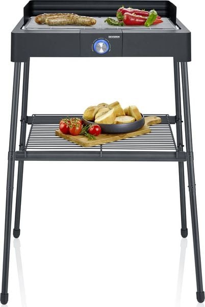 Produktbild: Severin PG 8566 Elektro Tischgrill Kontrollleuchte Schwarz