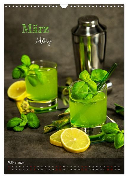 Produktbild: Mix it up - Cocktails (Wandkalender 2026 DIN A3 hoch), CALVENDO Monatskalender