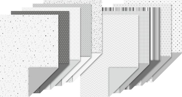 Produktbild: Motivkarton-Block | A4, 20 Blatt, anthrazit