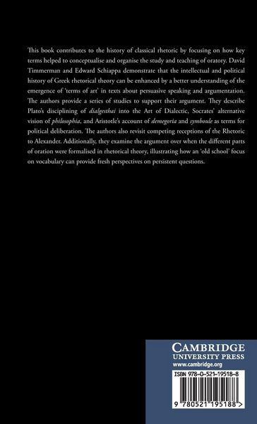 Produktbild: Classical Greek Rhetorical Theory and the Disciplining of Discourse