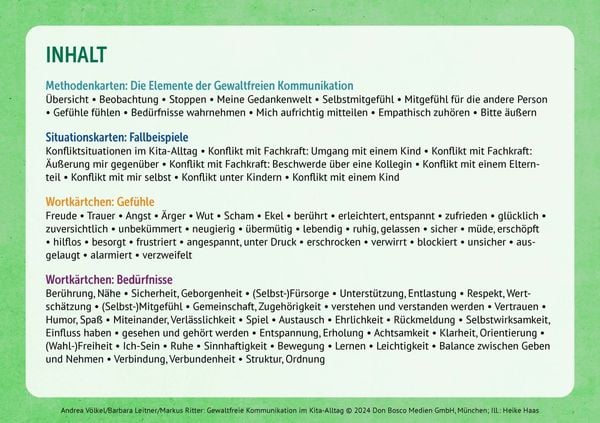 Produktbild: Gewaltfreie Kommunikation im Kita-Alltag