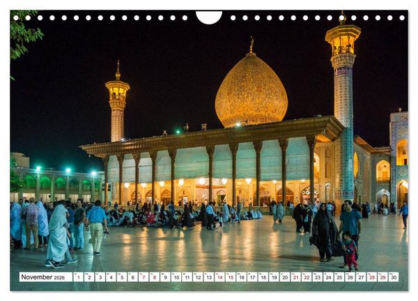 Produktbild: St&auml;dte des Irans - Shiraz (Wandkalender 2026 DIN A4 quer), CALVENDO Monatskalender