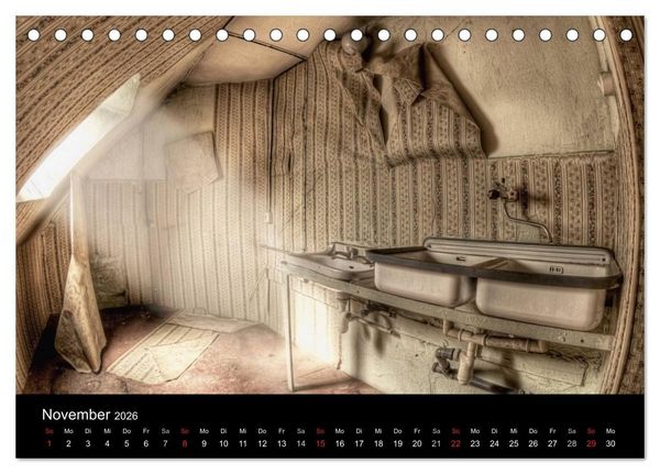 Produktbild: Lost Places - Verlassene Orte (Tischkalender 2026 DIN A5 quer), CALVENDO Monatskalender
