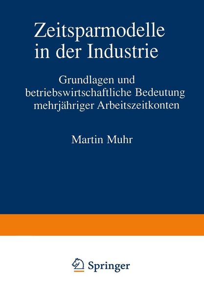Produktbild: Zeitsparmodelle in der Industrie