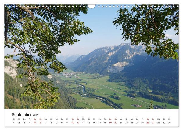 Produktbild: Wundersch&ouml;ne Landschaften in den Alpen (Wandkalender 2026 DIN A3 quer), CALVENDO Monatskalender
