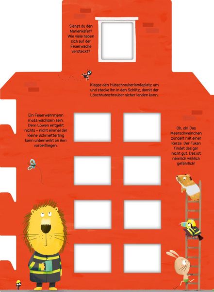 Produktbild: Buch & Spielhaus zum Aufstellen: Meine Feuerwehr