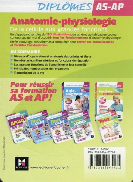 Produktbild: Anatomie-physiologie : de la cellule aux grandes fonctions