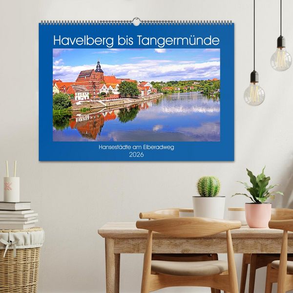Produktbild: Havelberg bis Tangerm&uuml;nde (Wandkalender 2026 DIN A2 quer), CALVENDO Monatskalender