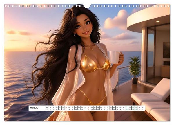 Produktbild: Valentina - Dort schlafen, wovon andere nur tr&auml;umen (Wandkalender 2027 DIN A3 quer), CALVENDO Monatskalender