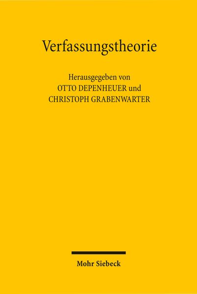 Produktbild: Verfassungstheorie