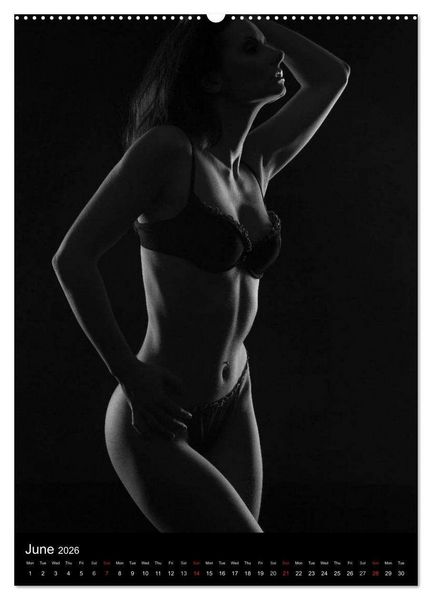 Produktbild: Erotic Silhouettes / UK-Version (High Quality Premium Wall Calendar 2026 DIN A2 portrait),CALVENDO 12 Month Wall Calendar