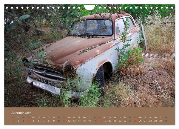 Produktbild: Alte Autos aus Europa (Wandkalender 2026 DIN A4 quer), CALVENDO Monatskalender