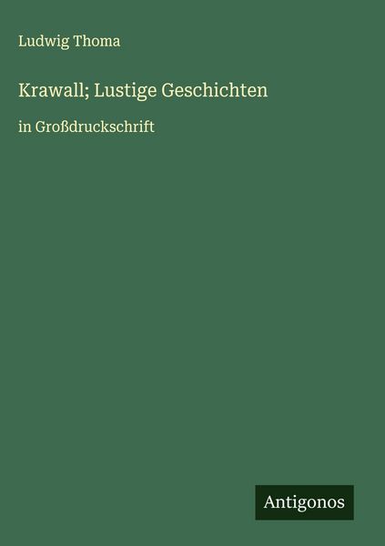 Produktbild: Krawall; Lustige Geschichten