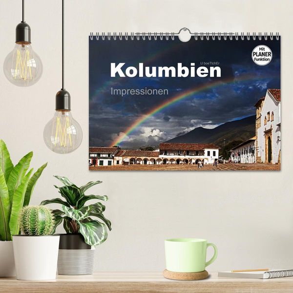 Produktbild: Kolumbien Impressionen (Wandkalender 2026 DIN A4 quer), CALVENDO Monatskalender
