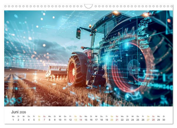 Produktbild: Landwirtschaft 5.0 - digitale Welt (Wandkalender 2026 DIN A3 quer), CALVENDO Monatskalender