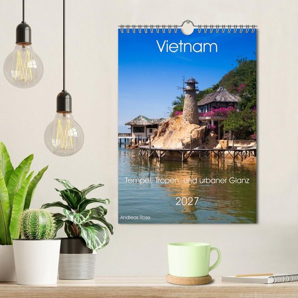 Produktbild: Vietnam - Natur,Tempel, Tropen, und urbaner Glanz (Wandkalender 2027 DIN A4 hoch), CALVENDO Monatskalender