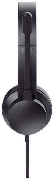 Produktbild: Trust Ayda On Ear Headset kabelgebunden Stereo Schwarz Headset, Lautst&auml;rkeregelung, Mikrofon-Stummschaltung Computer