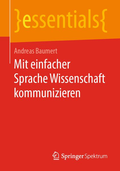 Produktbild: Mit einfacher Sprache Wissenschaft kommunizieren
