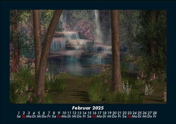 Produktbild: Wasserf&auml;lle 2025 Fotokalender DIN A5